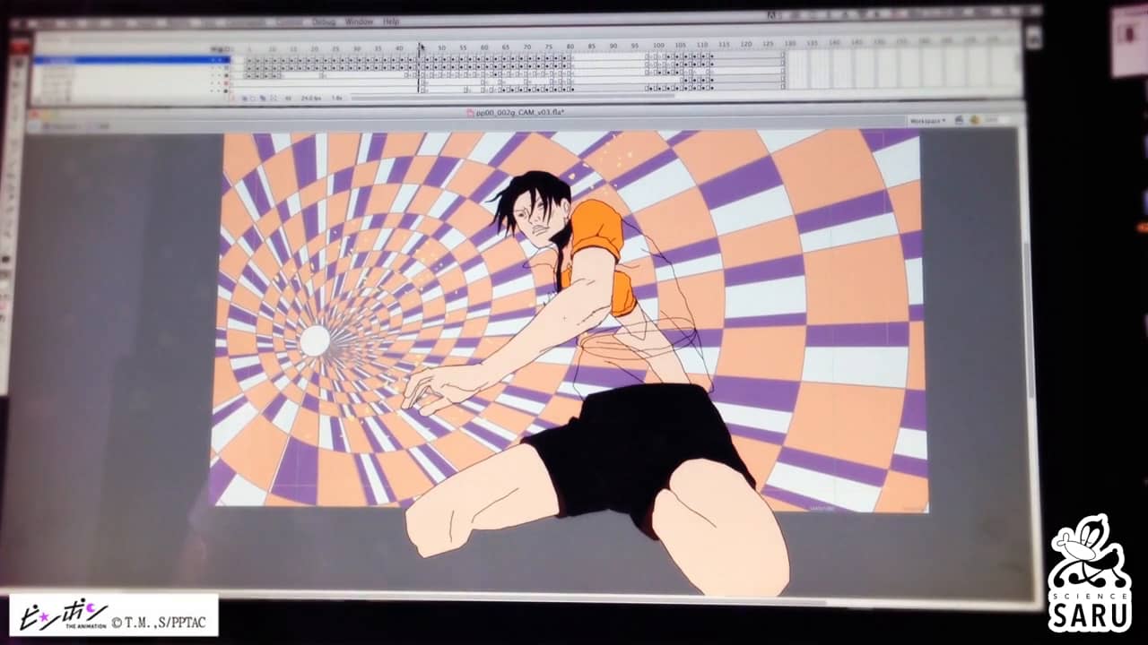 Flash Animation In Ping Pong Adobe Flashを活用したtvアニメ版 ピンポン のメイキング映像
