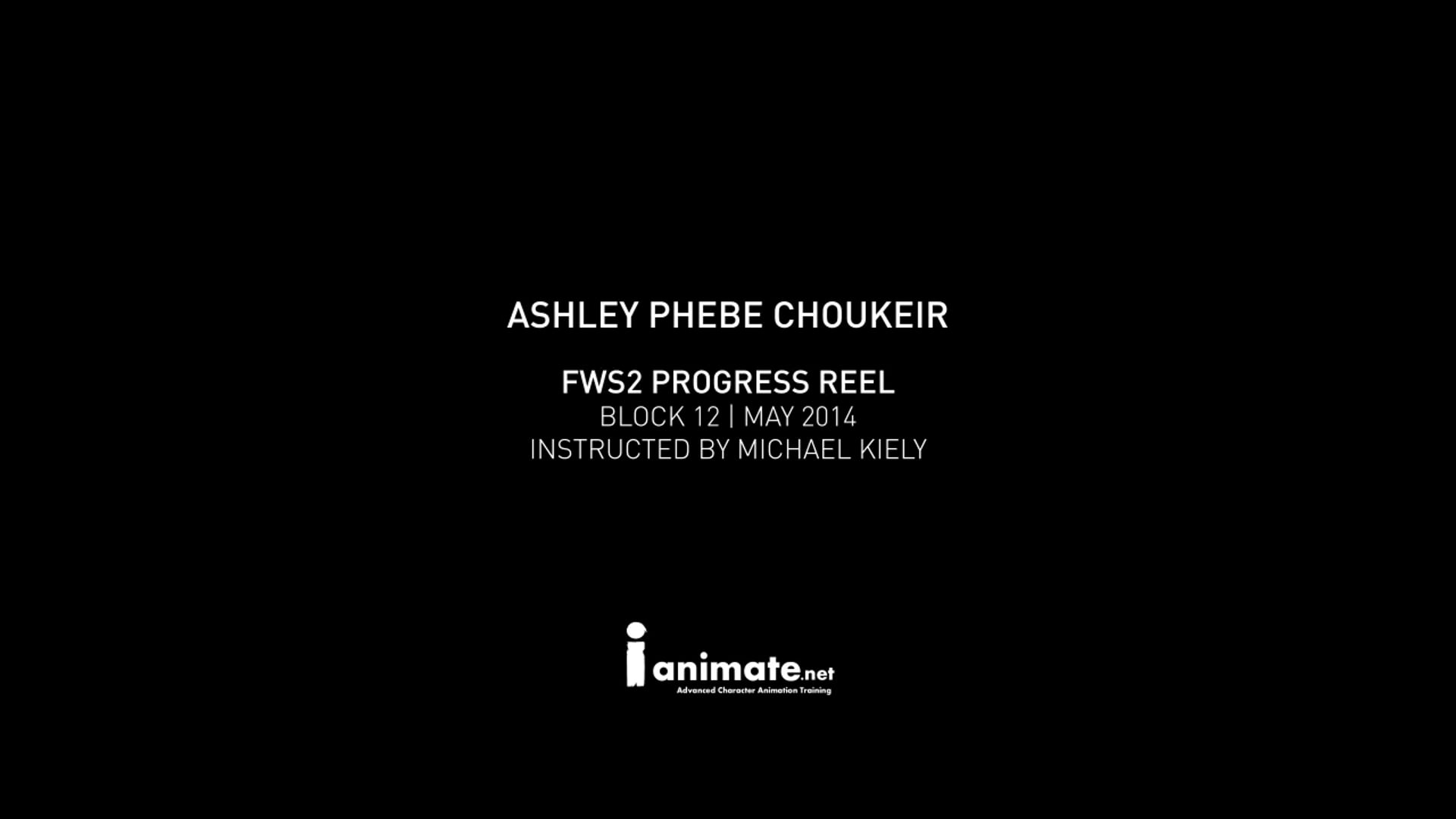 iAnimate FWS2 Progress Reel
