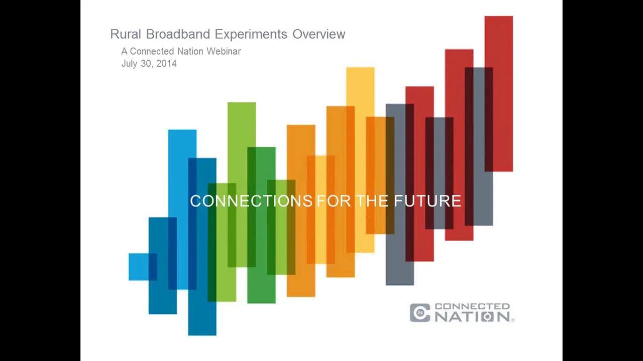 FCC Rural Broadband Experiments Webinar on Vimeo