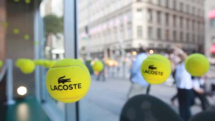 Lacoste Interactive Storefront Window 5th Avenue