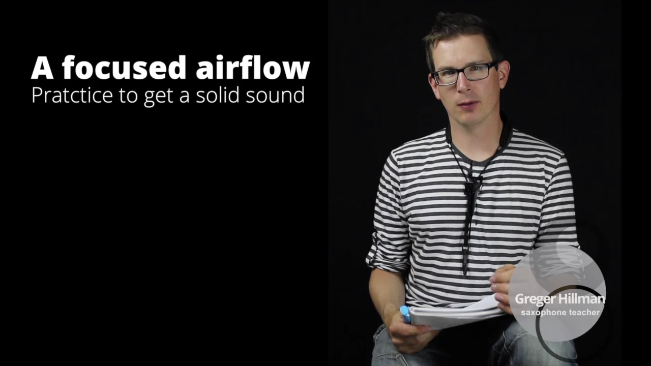 embouchure exercise to gain control over saxophone tone on Vimeo