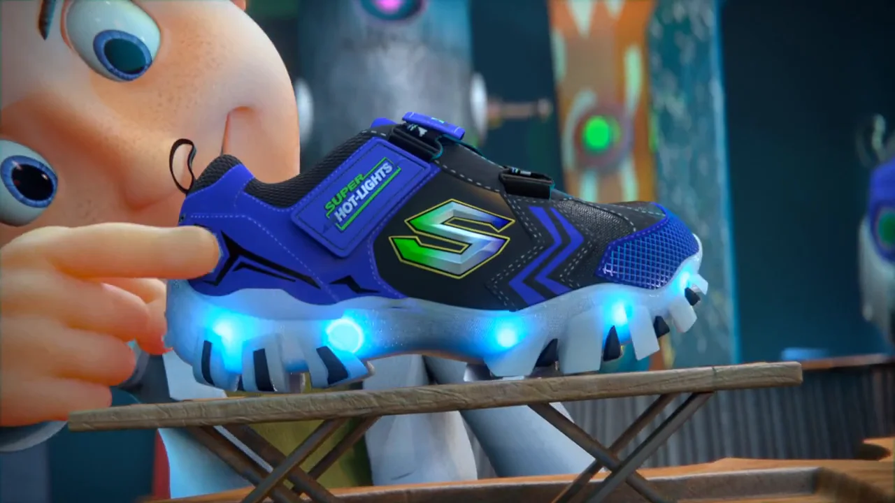 Skechers light shop up video