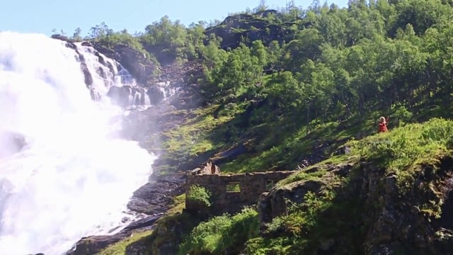 Kjosfossen Waterfall