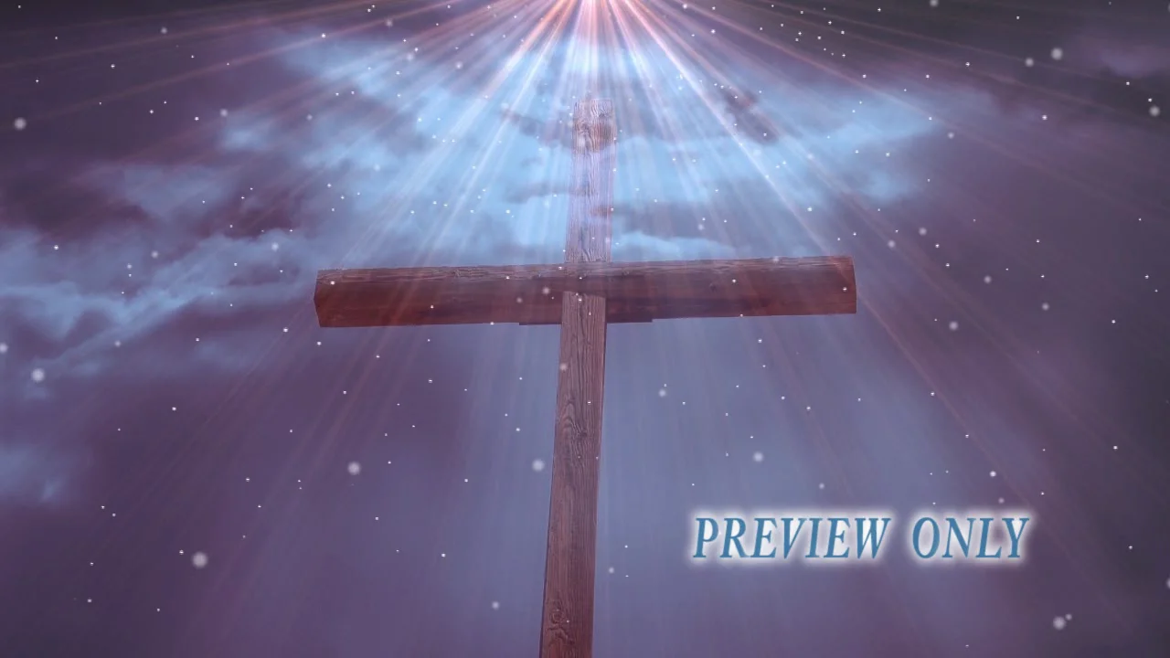 Cross Moving Background For Easter, image size:1280x720