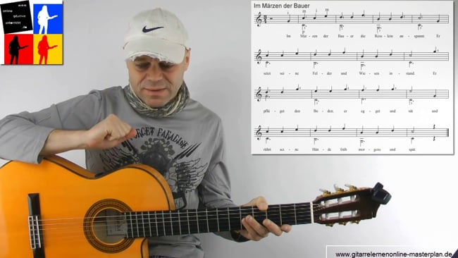 Noten spielen mit gegriffenen Bässen