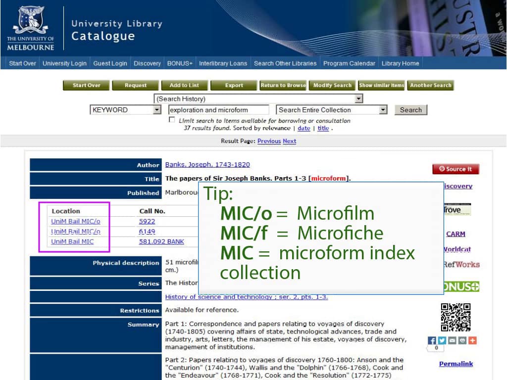 Finding microform on Vimeo