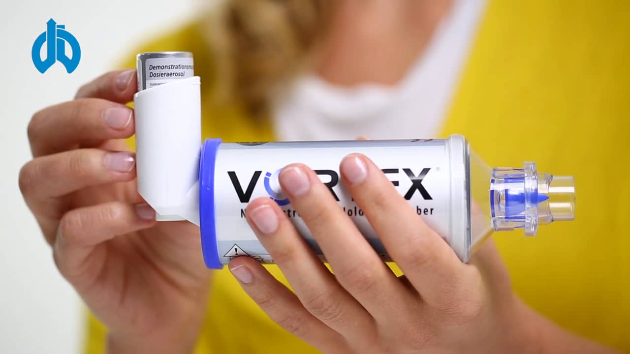 Vortex Valved Holding Chamber (English) on Vimeo