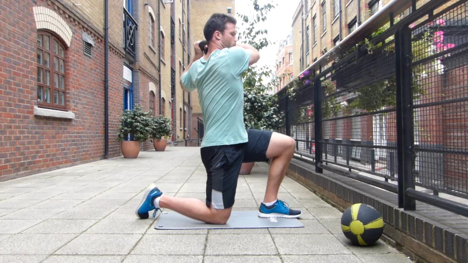 Half Kneeling KB Chop & Lift on Vimeo