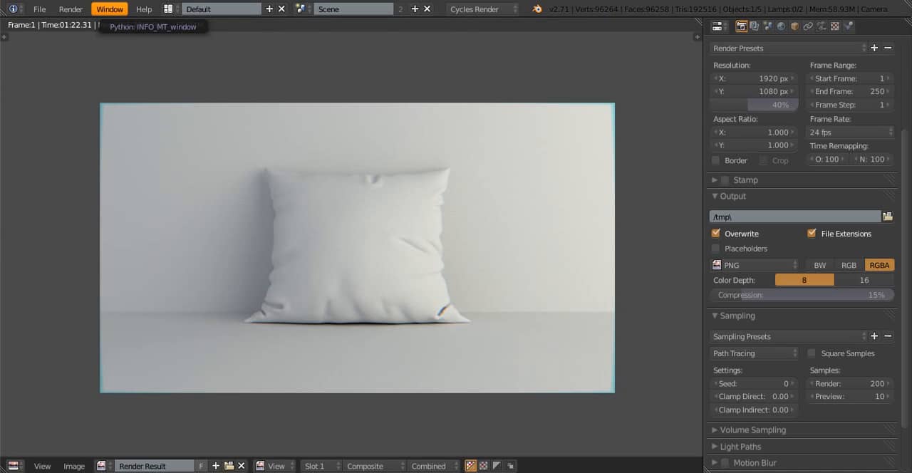 Sculpting cushions in Blender on Vimeo