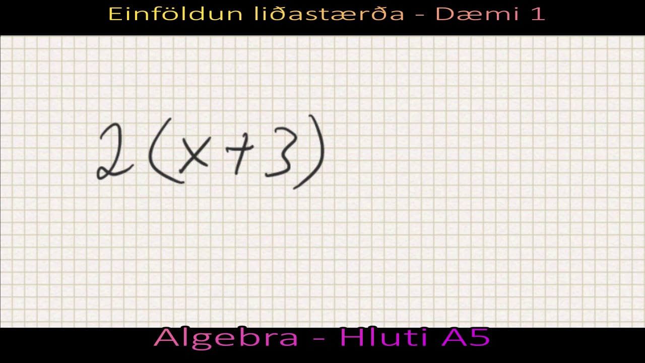 Dæmi 1