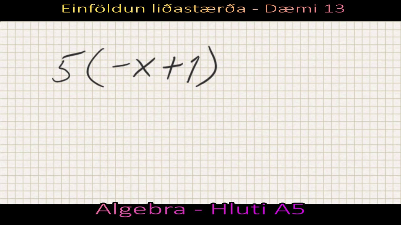 Dæmi 13