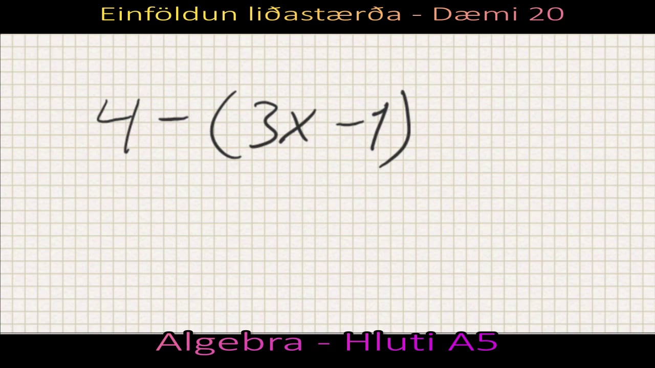 Dæmi 20