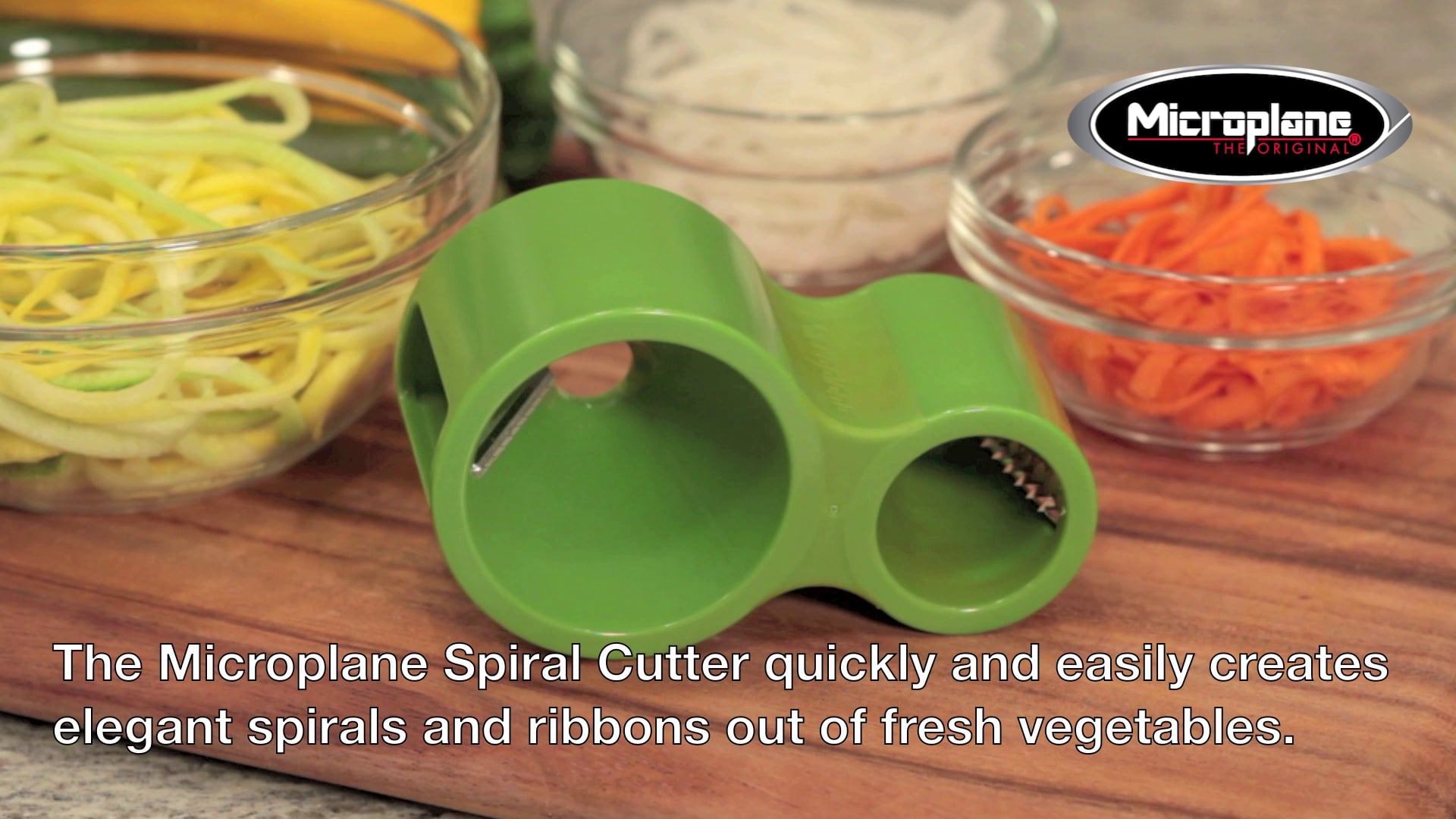 Microplane® Spiral Cutter on Vimeo