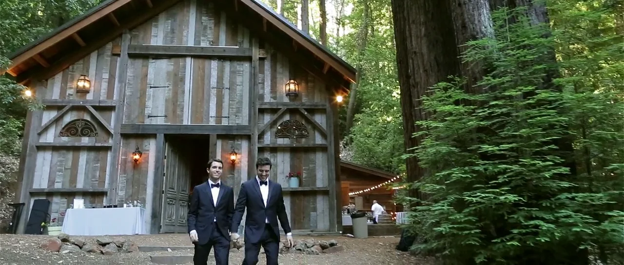 Ben & Daniel wedding film at Waterfall Lodge · Santa Cruz