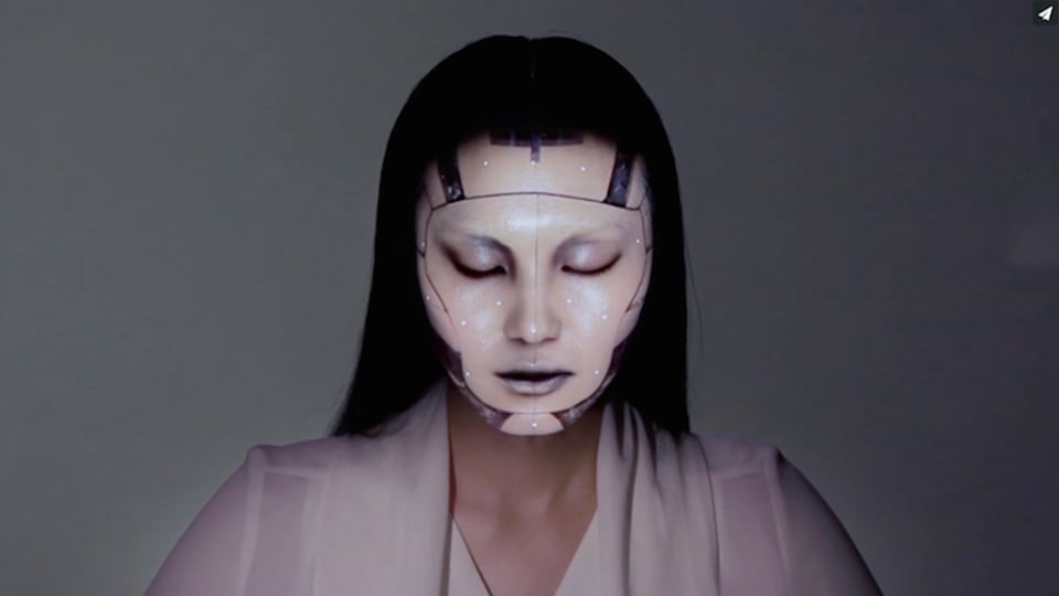 OMOTE / REAL-TIME FACE TRACKING & PROJECTION MAPPING