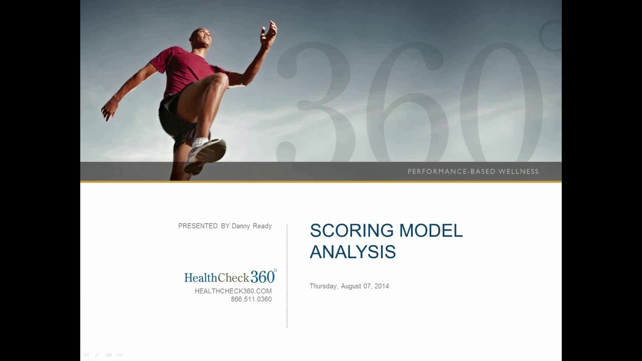 HealthCheck 360 Scoring Model Analysis - HC360 Scoring Model Analysis ...