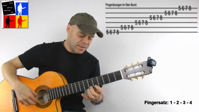 Training für die Finger (Fingerübungen)