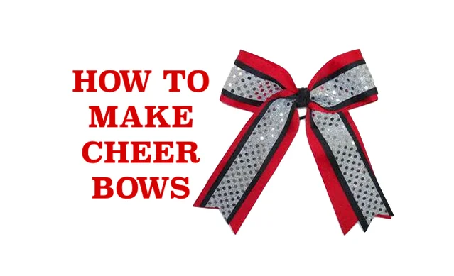 How to make a cheer bow in depth tutorial - everything you need to