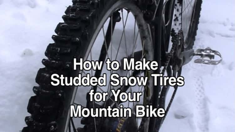 Mountain bike snow online tires