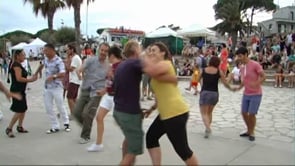 Sessió de Lindy Hop a l'Escala.