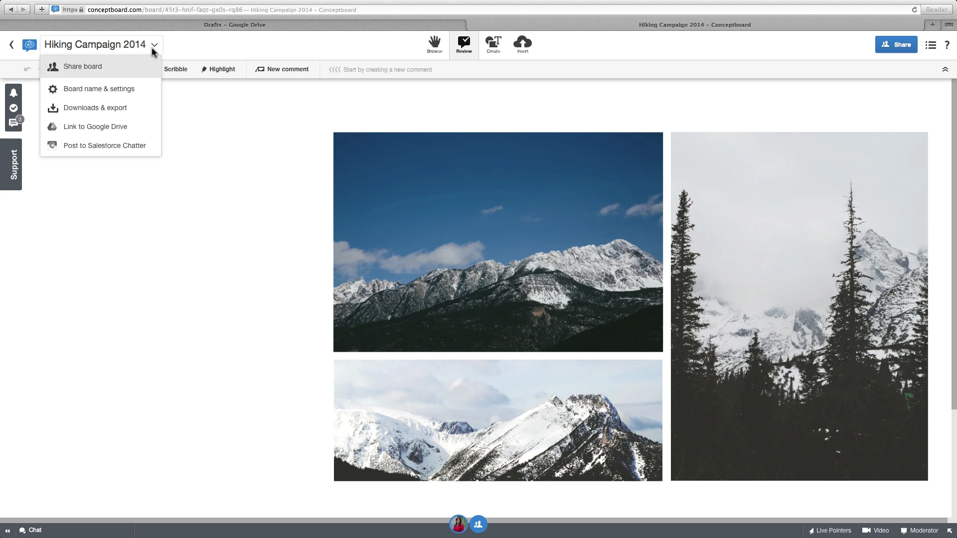 Conceptboard Google Drive Integration on Vimeo