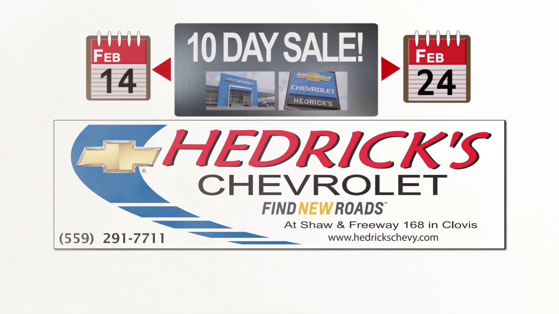 Hedrick's Chevrolet: 10 Day Sale