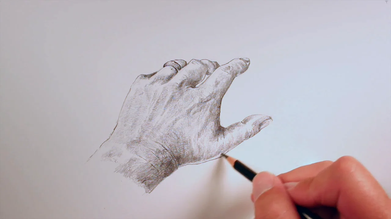 How to Draw a Realistic Hand, image size:1280x720
