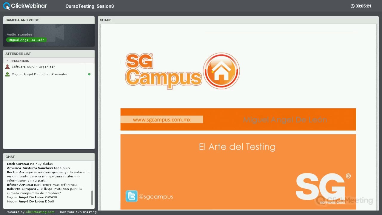 Curso Testing: Sesión 3 on Vimeo