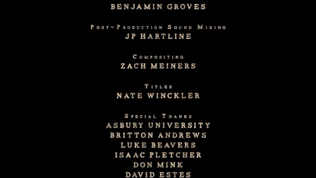 My Brother, My Brother Credits