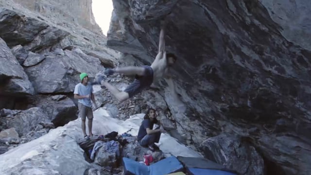 Jimmy Webb and Daniel Woods In Upper Upper Chaos Canyon