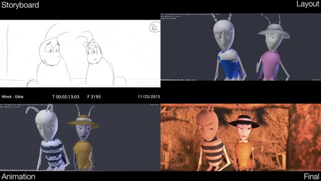 Le Spark - 4 Stages of Animation