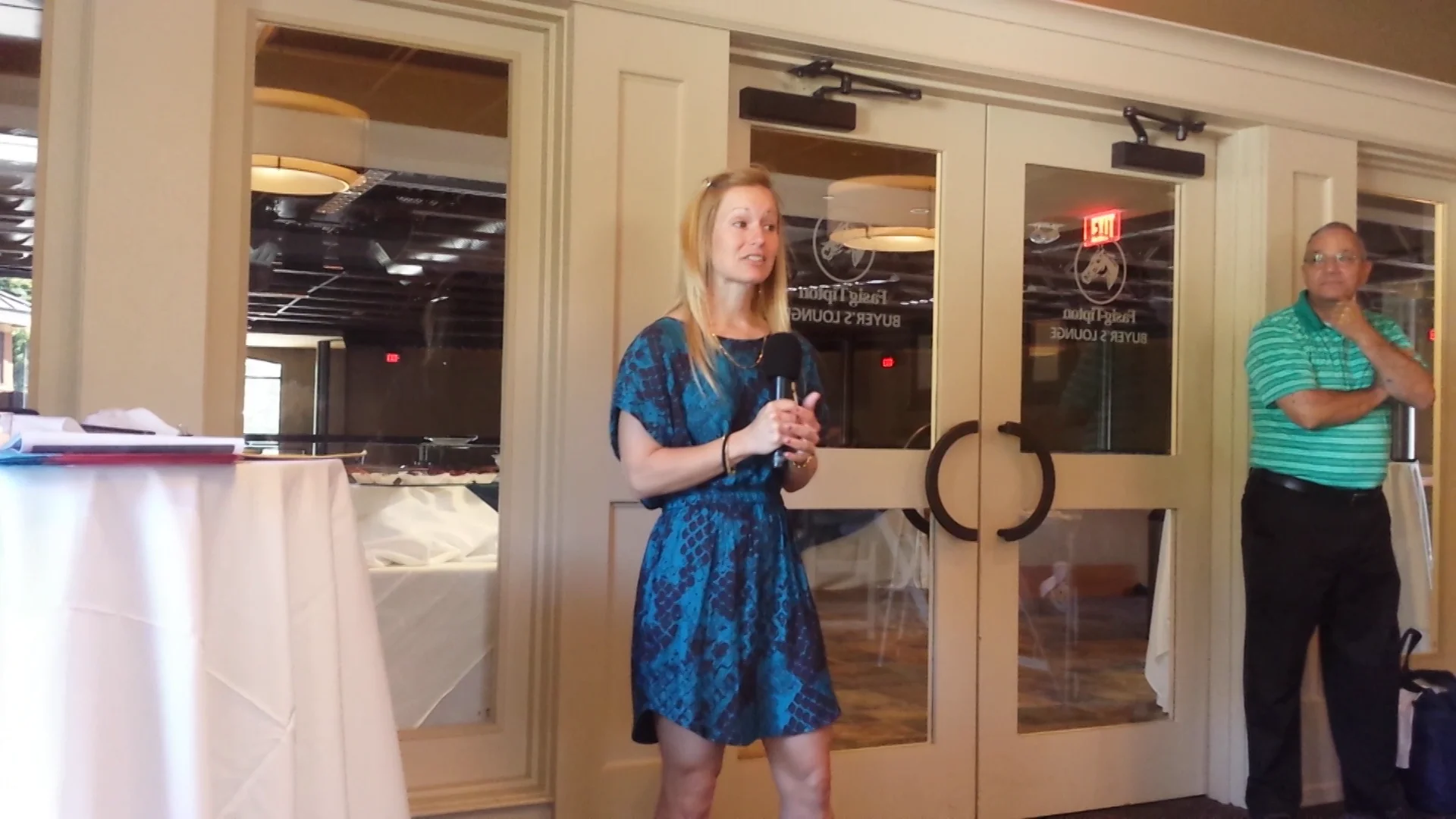 Female Jockey, Taylor Rice, speaks at America's Best Racing Brunch ...