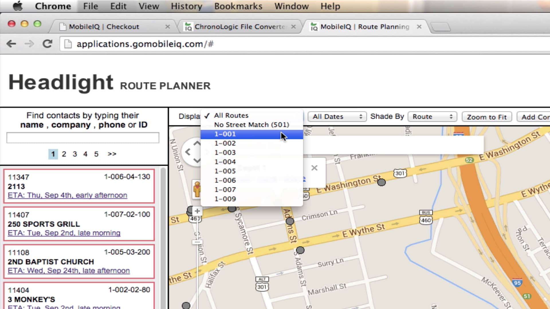Convert chronologic fixed width format to headlight csv format for