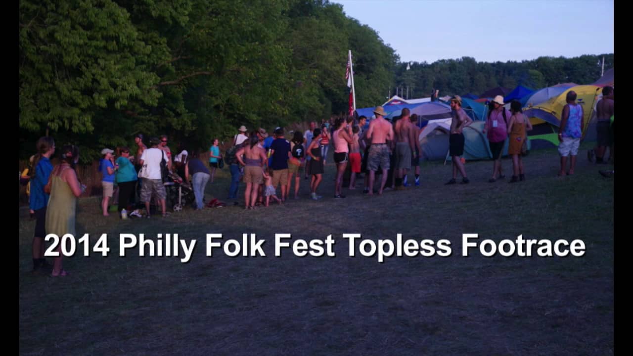 2014 Philly Folk Fest Topless Foot Race on Vimeo