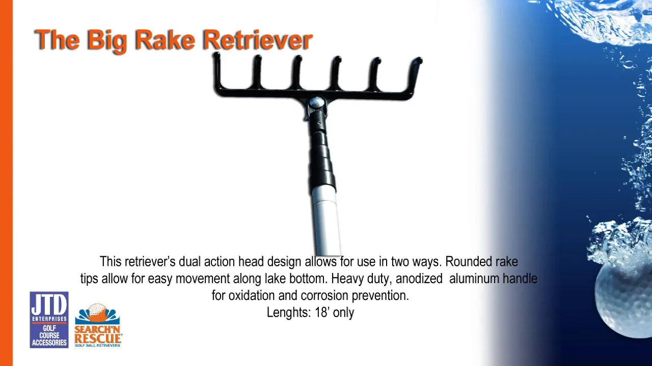 The Big Rake Retreiver | Search'n Rescue Golf Ball Retrievers on Vimeo