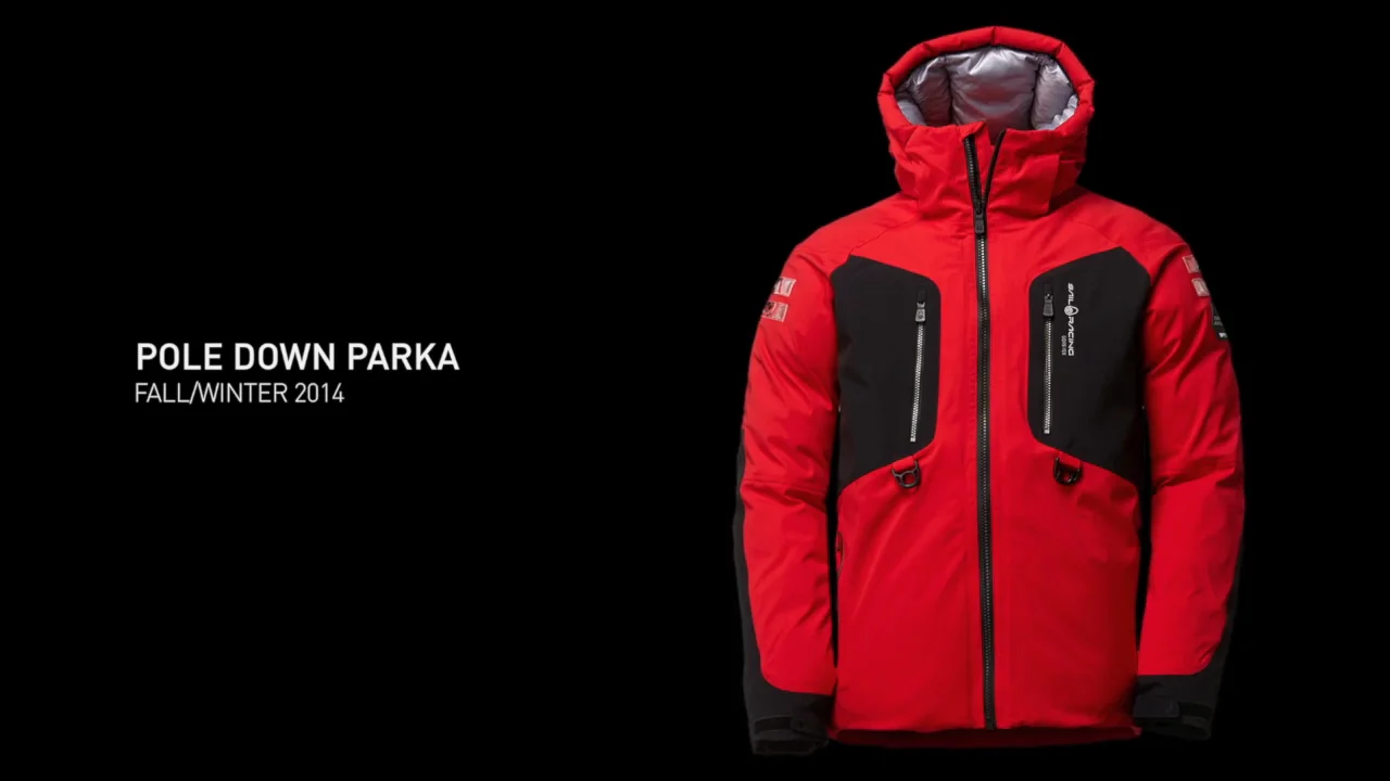 Pole down clearance parka sail racing