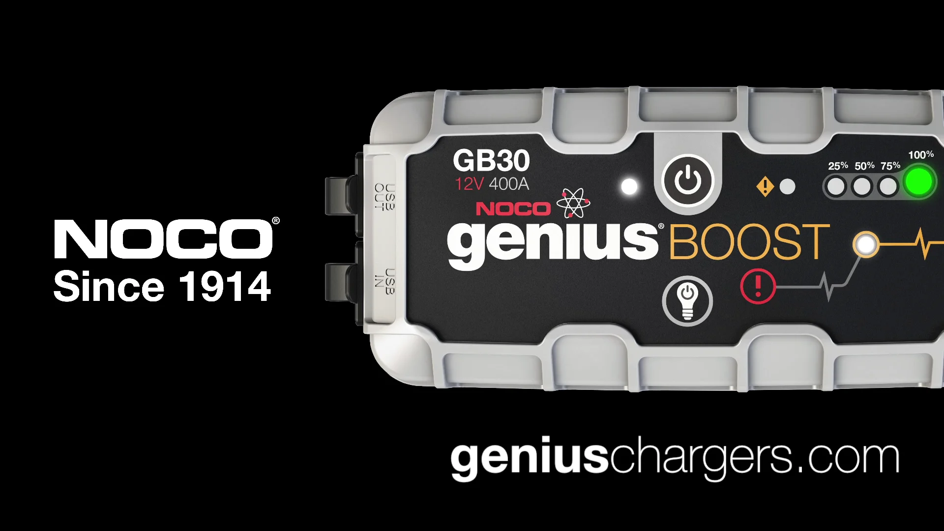 Start+ Ladegerät Noco GENIUS GB40 Lithium