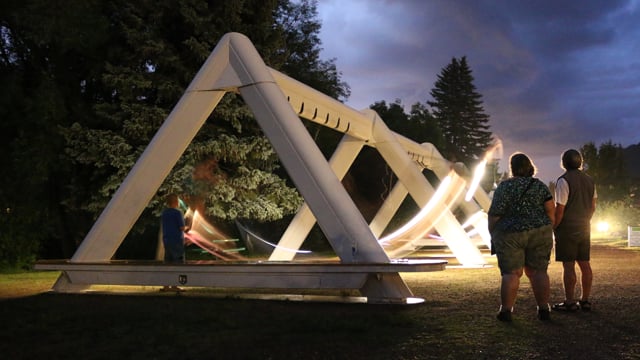 “Musical swing” installation arrives in Detroit’s Cadillac Square