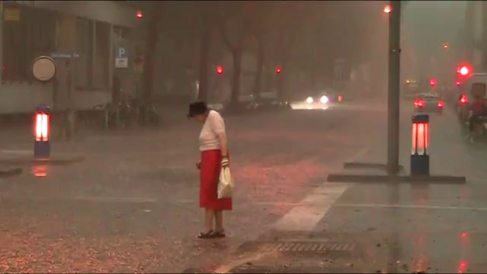 Preview: Summer Thunderstorm at Limmatplatz Zurich
