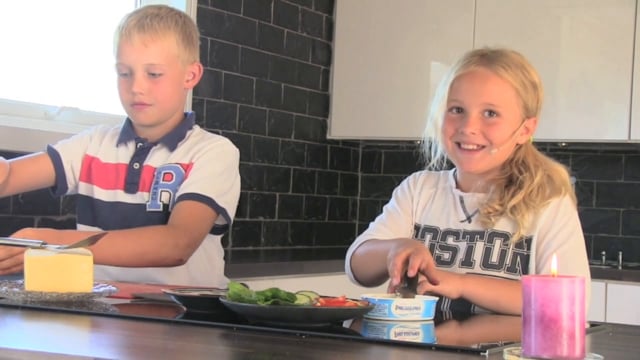 Sunn wraps med Pernille og Mats - Tid: 3 min