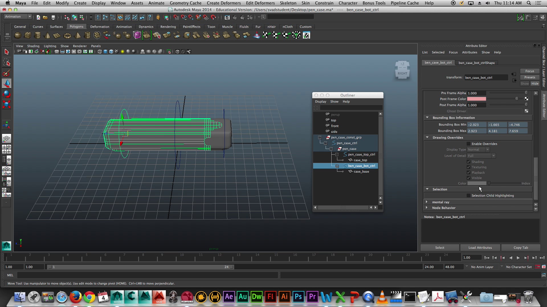 How to Make the geometry of a rig Not-Selectable in Maya on Vimeo