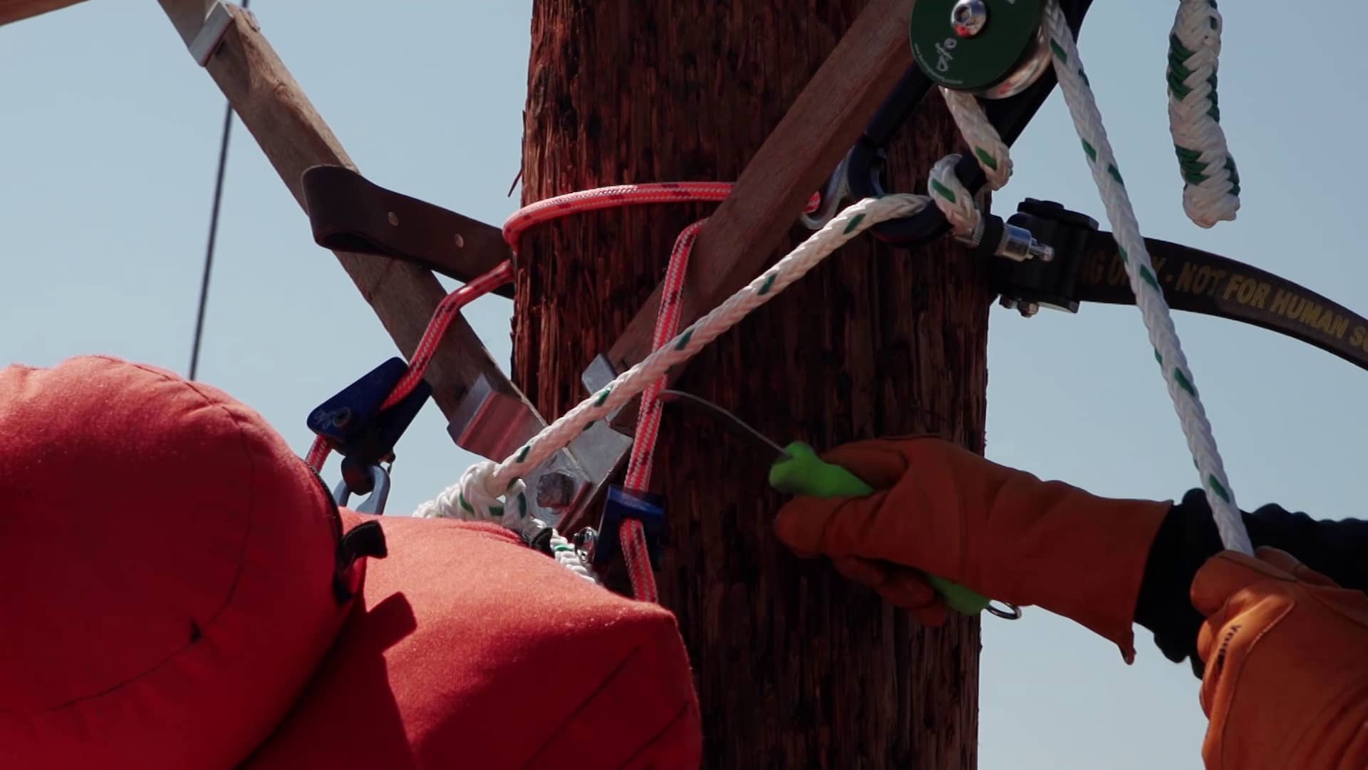 Buckingham Ox Block Pole Top Rescue on Vimeo