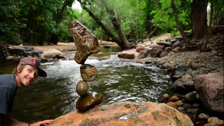 Gravity Glue  Stone Balance by Michael Grab