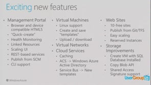 What's New With Windows Azure?