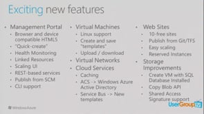 What's New With Windows Azure?