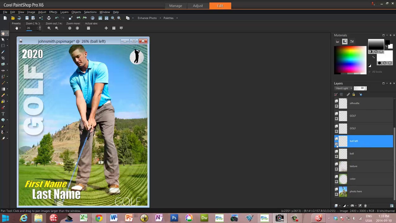 How to use PaintShop Pro Templates - Part 2 on Vimeo