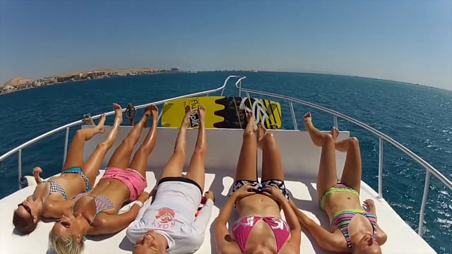 Kite boat trip in Egypt with Kite4fun