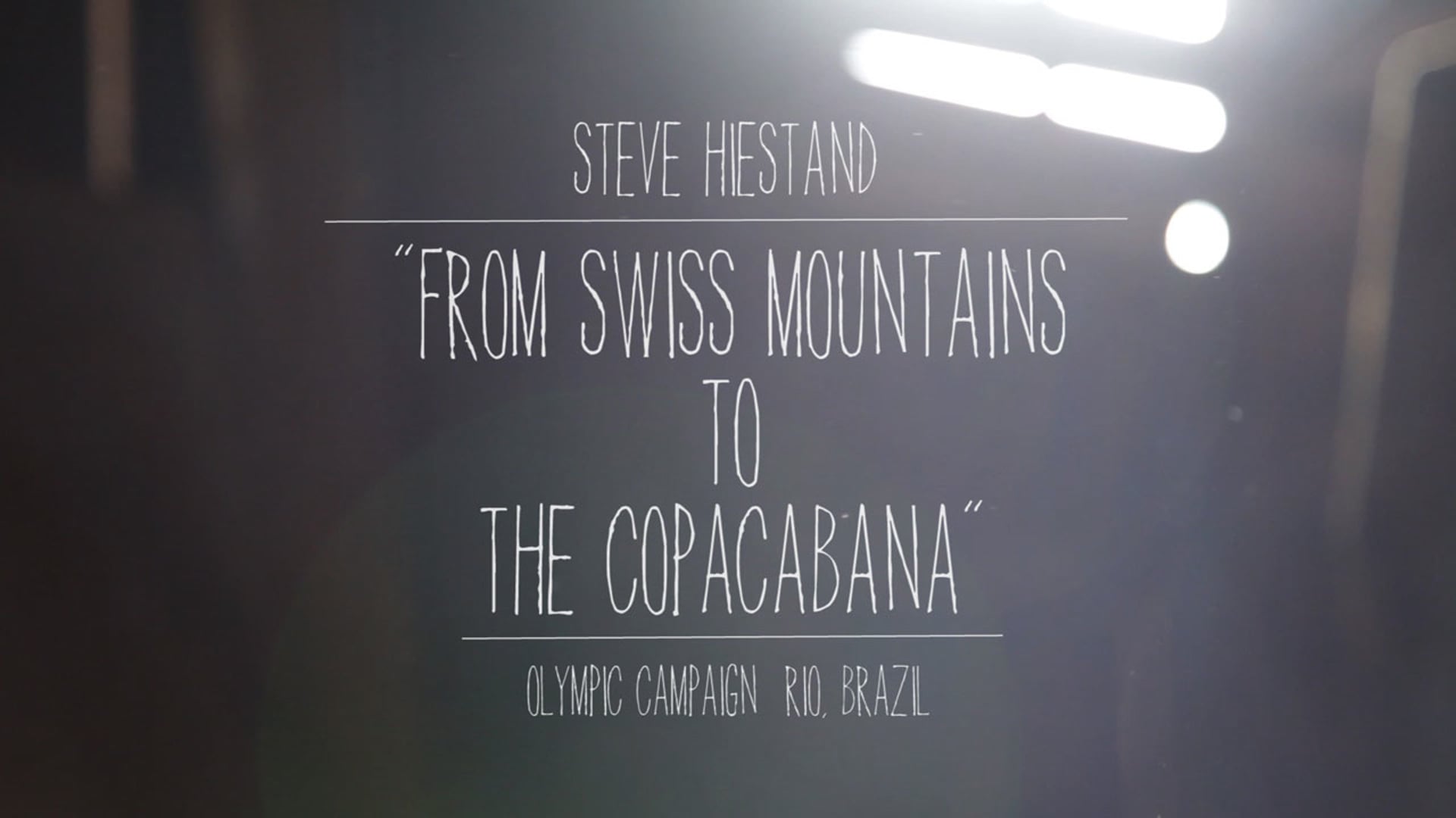 "from swiss mountains to the copacabana" Official teaser