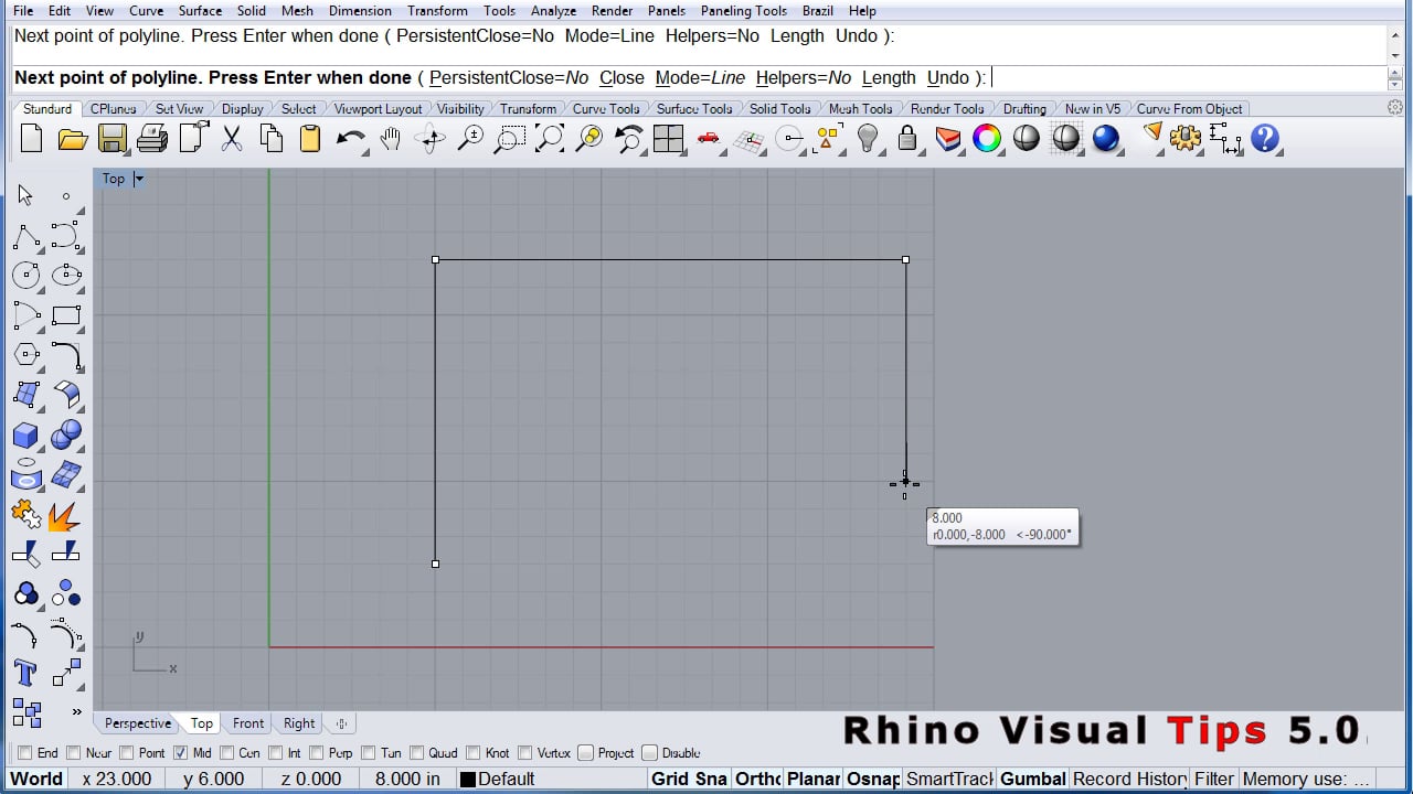 04 03 Fillet Chamfer Rhino Visual Tips 5 on Vimeo