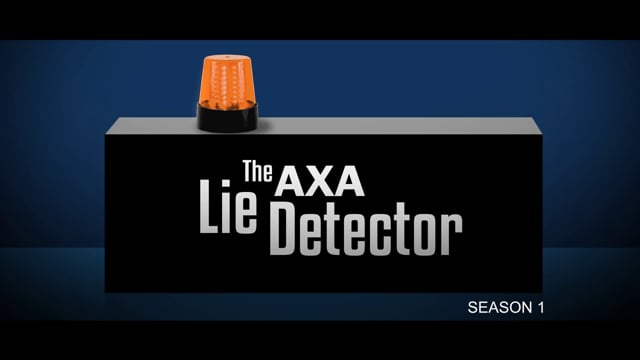 Teaser AXA / PUBLICIS pour la série Lie Detector